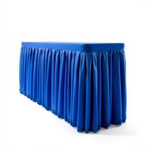 Geplooide buffetrok Blauw