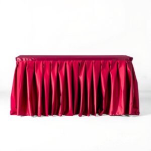 Geplooide buffetrok Bordeaux